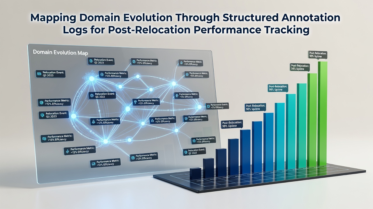 Mapping Domain Evolution Through Structured Annotation Logs for Post-Relocation Performance Tracking